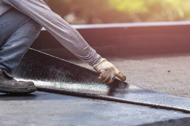 Professional Exterior Waterproofing technician working in Westville, NJ